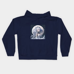 Queen of the moon Kids Hoodie